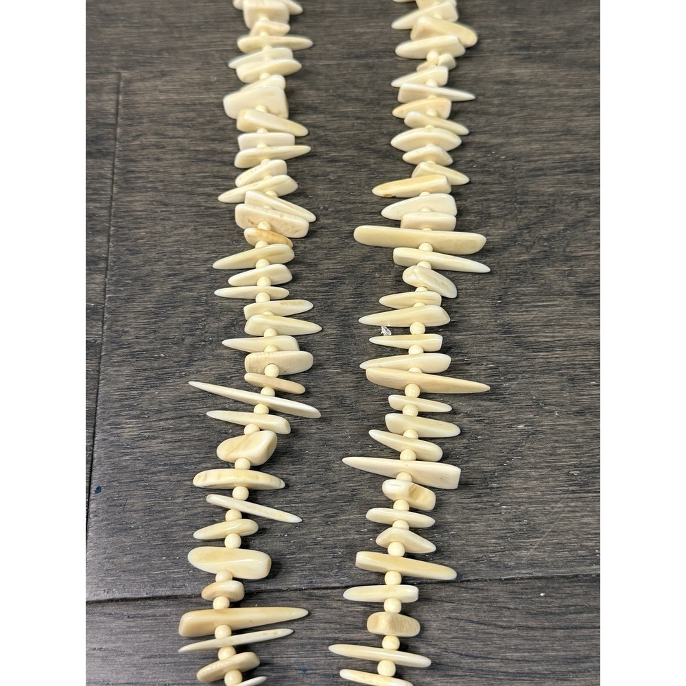 Vintage Necklace Brutalist Jewelry Bone? Tribal Dagger - Picture 4 of 5